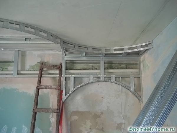 Двухуровневые потолки из гипсокартона: фото, видео и пошаговое руководство по монтажу