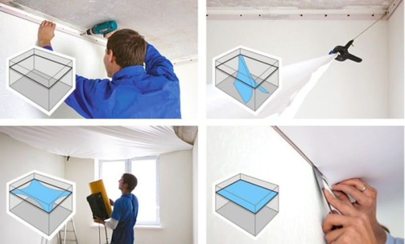Двухуровневый потолок на кухне: особенности, преимущества, монтаж