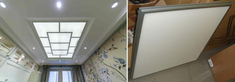 Яркое освещение на кухне с натяжным потоком: фото, идеи и варианты