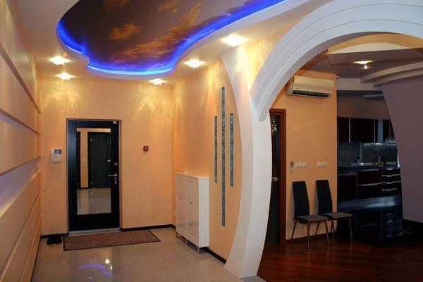 Как сделать потолок в коридоре