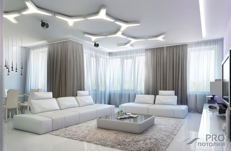 Как визуально увеличить высоту потолка: советы дизайнеров