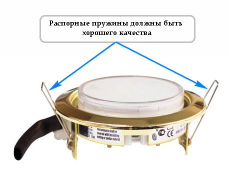 Как выбрать точечные светильники для натяжных потолков
