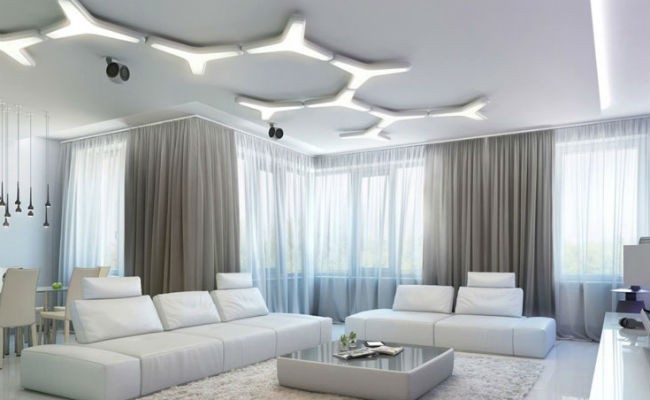 Как зрительно увеличить высоту потолка — превращаем минусы в плюсы