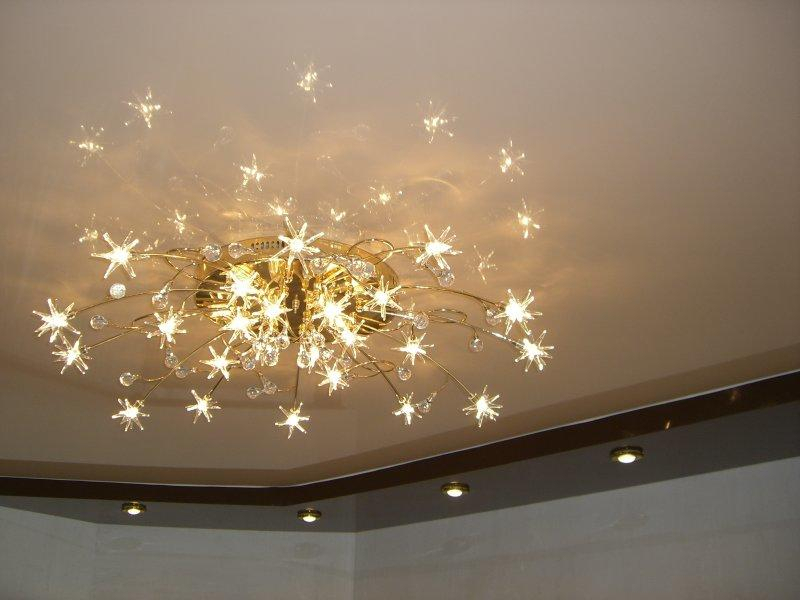 Какие светильники лучше для натяжного потолка: советы по выбору