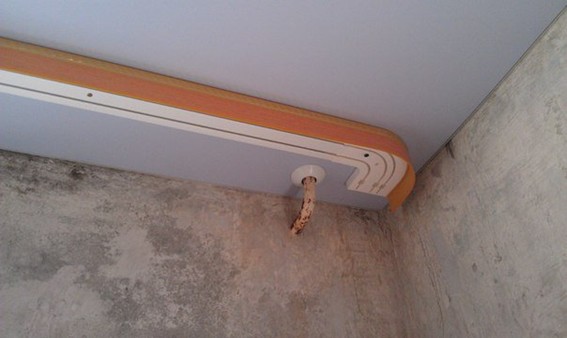 Карнизы для натяжных потолков