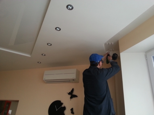 Карнизы для натяжных потолков: фото, инструкция по монтажу