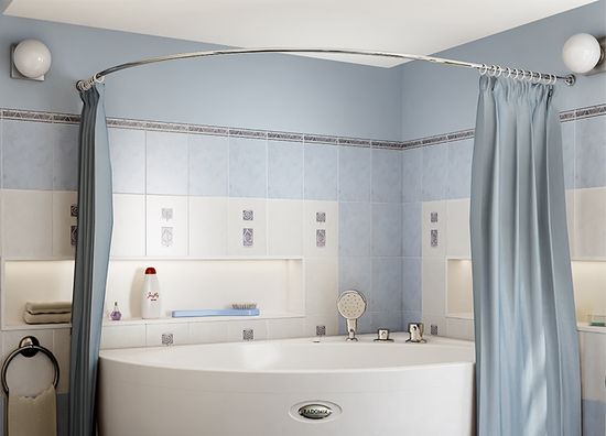 Карнизы полукруглые настенные. Какие полукруглые карнизы для штор бывают: обзор