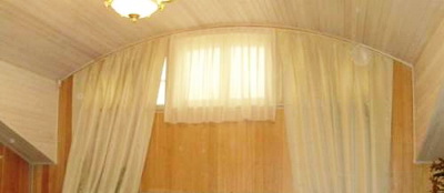 Карнизы полукруглые настенные. Какие полукруглые карнизы для штор бывают: обзор