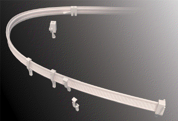 Карнизы полукруглые настенные. Какие полукруглые карнизы для штор бывают: обзор