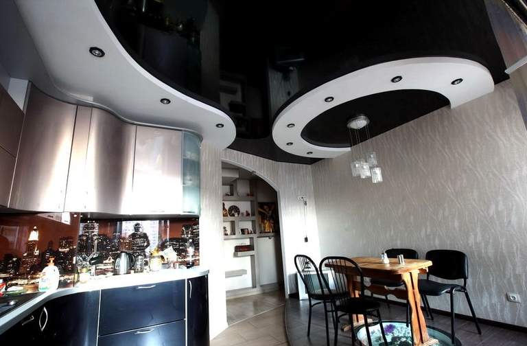 Натяжные потолки в хрущевке: свежие варианты дизайна