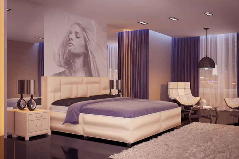 Освещение в интерьере спальни, варианты для мансардной, маленькой и большой комнаты, дизайн и примеры точечного освещения