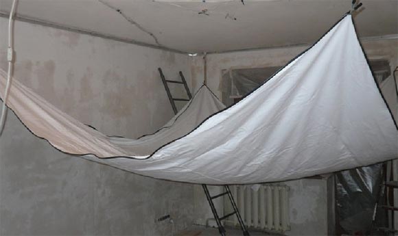Подготовка потолка под натяжные потолки — особенности