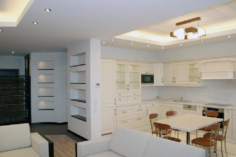 Потолок в хрущевке: разметка, установка каркаса и монтаж гипсокартонных листов