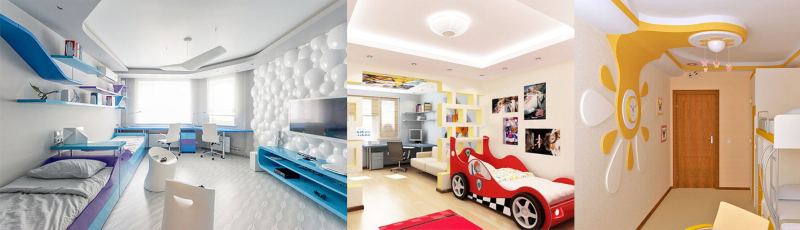 Решения для создания красивых потолков из гкл