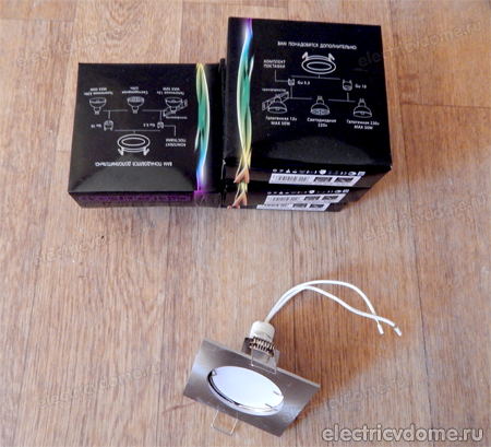 Схема подключения спотов на потолке. Как установить точечные светильники в гипсокартон