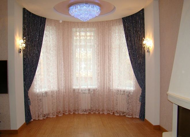 Шторы для прямоугольной арки. Красивые арочные карнизы для штор