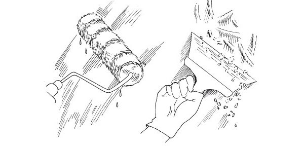 Способы, как смыть побелку с потолка и стен