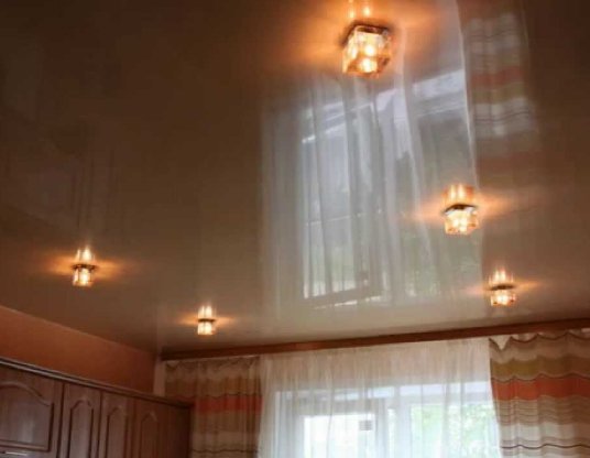 Точечные светильники для натяжных потолков: яркие звезды в безоблачном небе