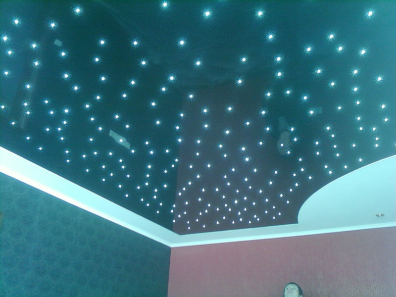 Точечные светильники для натяжных потолков: яркие звезды в безоблачном небе