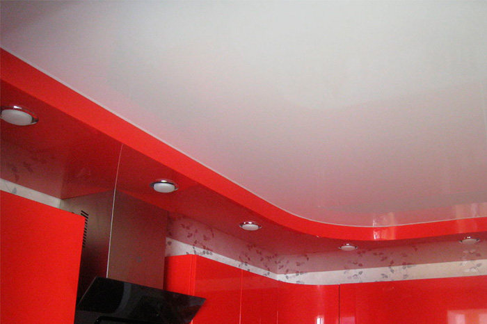 Варианты дизайна двухуровневых потолков для зала — выбираем лучшие варианты