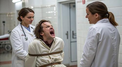 После праздников, взглянув на ситуацию &laquo;трезво&raquo;, директор психушки уволился