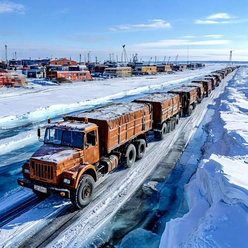 Аномально тёплая зима поставила под угрозу снабжение арктических посёлков по автозимникам