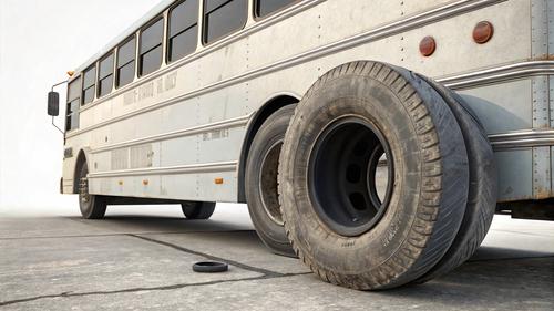Директорам напомнили о недопустимости лысой резины на школьных автобусах
