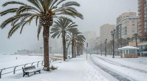Обрушившийся на Ялту снегопад парализовал город