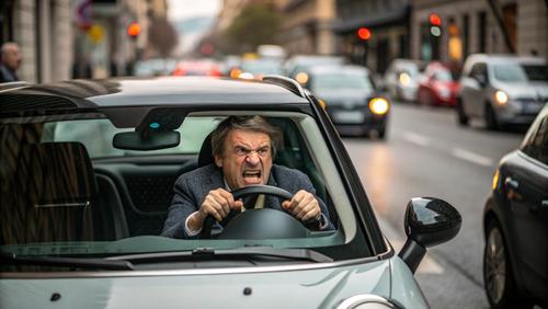 В Евпатории по требованию нетерпеливого водителя строго оштрафовали коллегу