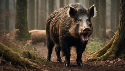 Кто-то массово рвет на части кабанов в крымских лесах