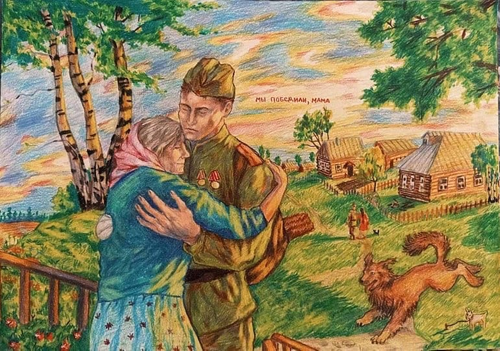 Международный конкурс рисунков &laquo;Открытка Победы&raquo; стартовал в год 80-летия Победы