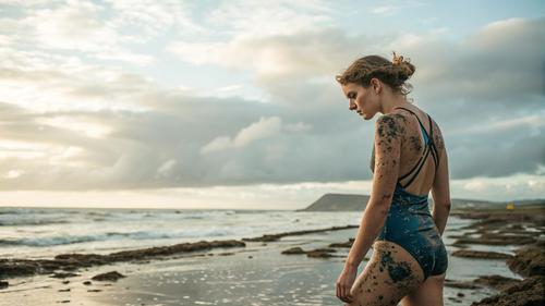 На пляжи Алушты сгрузили грязную гальку