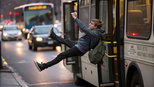 Пассажир на ходу вывалился из маршрутки