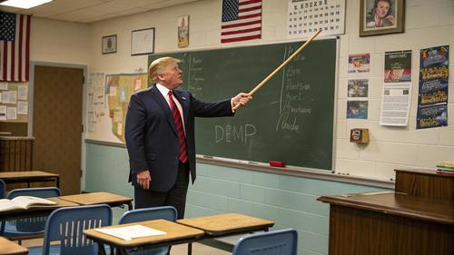 Трамп потребовал опустить образование на ступеньку ниже