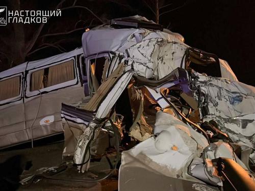 В Белгородской области шесть человек погибли в результате ДТП с участием двух автобусов