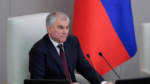 Володин в Госдуме спросил: &laquo;Есть здесь господа или нет?&raquo;