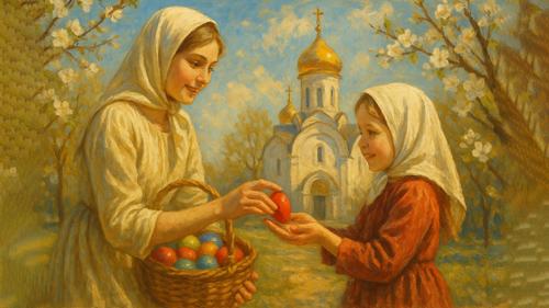 Как яйца связаны с Пасхой