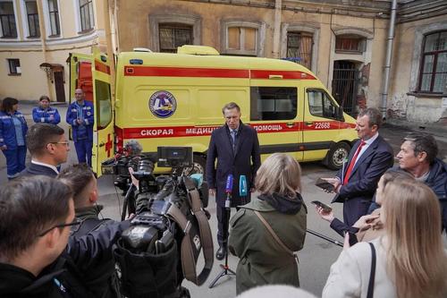 Михаил Мурашко посетил Городскую станцию скорой медицинской помощи в Санкт-Петербурге
