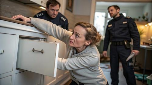 Приставы кухонным гарнитуром зацепили женщину за живое