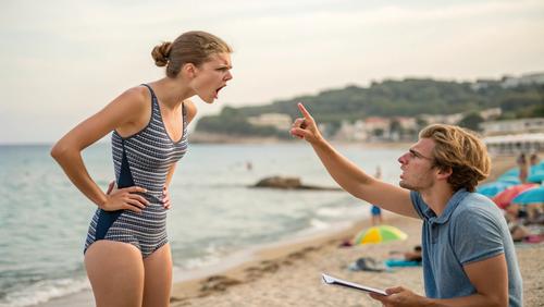 Скандальный пляж Ялты, с навязываемыми услугами, прошерстят