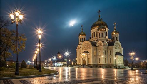 В Евпатории к Пасхе восстанавливают уличное освещение вокруг храмов