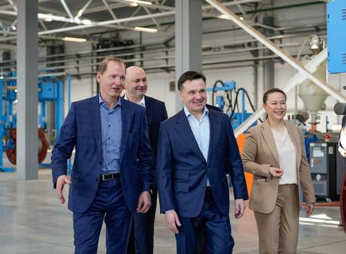 Воробьёв и посол Беларуси в РФ запустили кабельный завод в Воскресенске