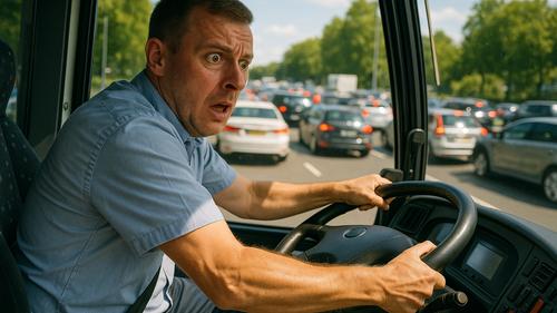 Водитель автобуса пошел навстречу пассажирам, которые кинули его