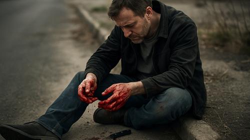 Многодетный отец при сыне напал на тещу с ножом