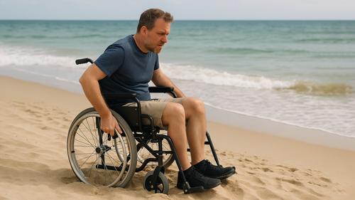 Пляжи Алушты подготовлены для инвалидов-колясочников