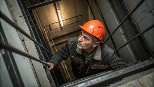 Строитель пролетел 8 этажей, оступившись в шахту лифта