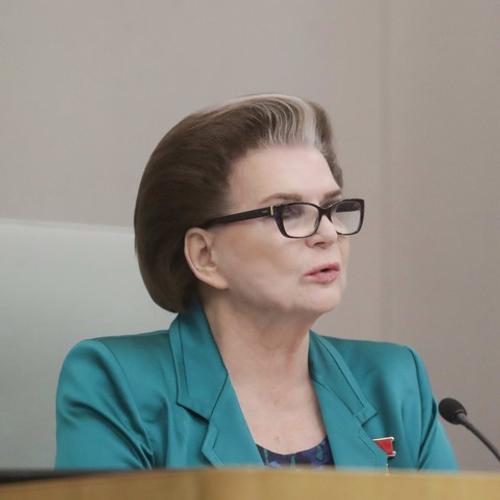 ТАСС: Валентина Терешкова чувствует себя хорошо и продолжает работу в Госдуме