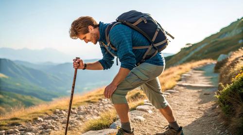 Турист настолько неудачно упал, что у него разошелся коленный сустав