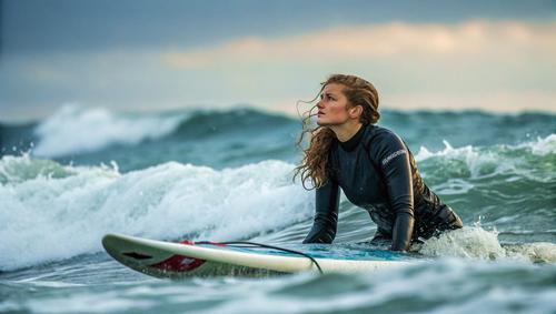 Девушка гребла изо всех сил, но море утягивало ее от берега