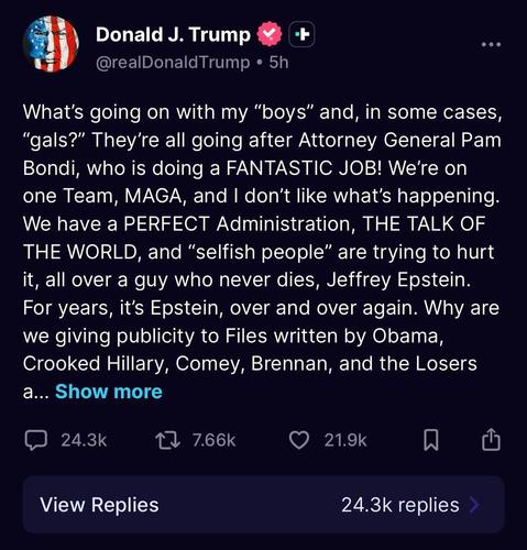 Электорат Дональда Трампа вместо лайков стал задавать вопросы